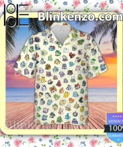 Pokemon In Substitute Style Fan Short Sleeve Shirt b