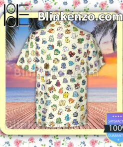 Pokemon In Substitute Style Fan Short Sleeve Shirt c