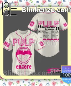 Pulp Encore Personalized Fan Baseball Jersey Shirt