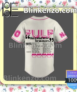 Pulp Encore Personalized Fan Baseball Jersey Shirt a
