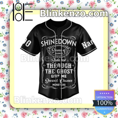 Shinedown Save Me Through The Ghost Custom Jerseys a