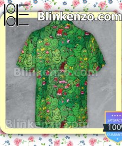 Slimer Ghostbusters Fan Short Sleeve Shirt c