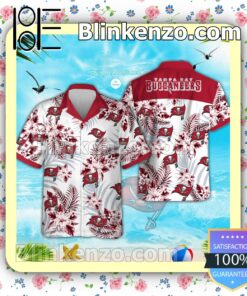 Tampa Bay Buccaneers Logo Aloha Tropical Shirt, Shorts