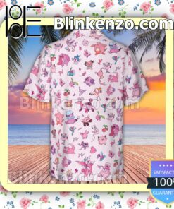Team Pink Pokemon Fan Short Sleeve Shirt c