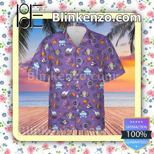 Team Purple Pokemon Fan Short Sleeve Shirt b