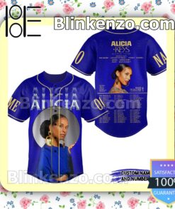 The Alicia Keys World Tour Personalized Jerseys