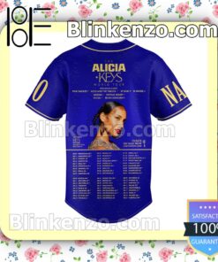 The Alicia Keys World Tour Personalized Jerseys b