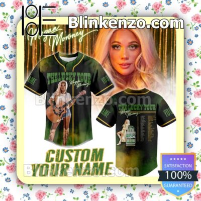 The Lucky Tour Megan Moroney Personalized Fan Baseball Jersey Shirt