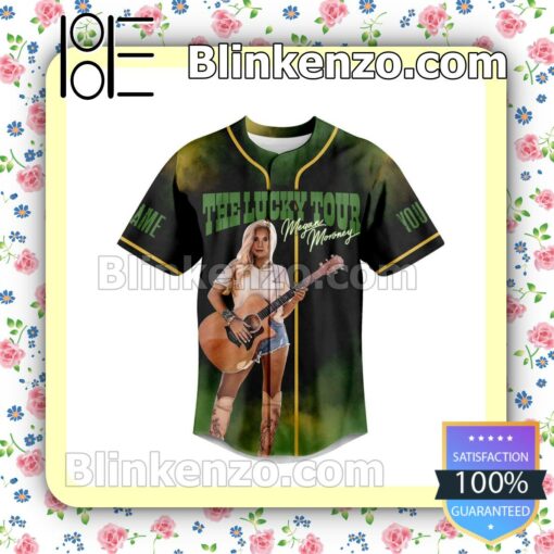 The Lucky Tour Megan Moroney Personalized Fan Baseball Jersey Shirt b