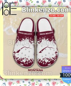The University of Montana Logo Crocs Classic Shoes a