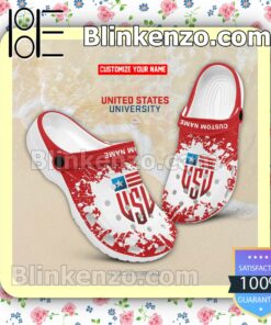 United States University Logo Crocs Classic Shoes
