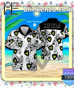 Visible Music College Logo Beach Short Sleeve Shirt