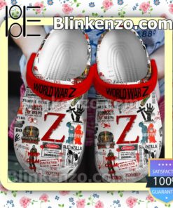 World War Z Movie Pattern Fan Crocs Classic Shoes