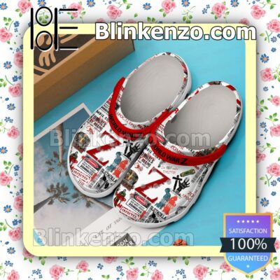 World War Z Movie Pattern Fan Crocs Classic Shoes b