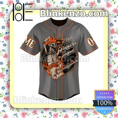 Zac Brown Band From The Fire Tour 2023 Personalized Baseball Jersey a