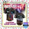 Zedd Skull Disco Night Live Dj Music Dance Never End Personalized Fan Baseball Jersey Shirt