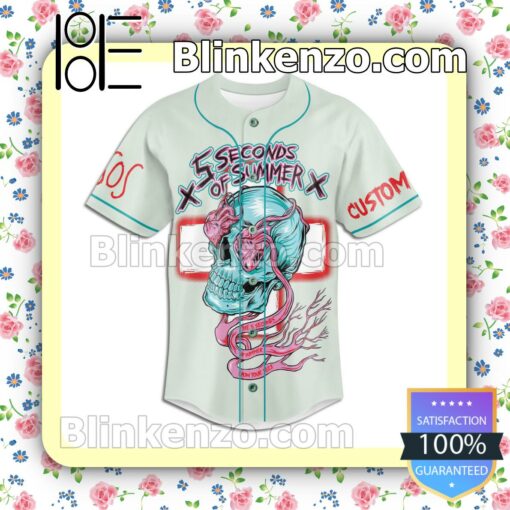 5 Seconds Of Summer Were Too Young Too Dumb Personalized Baseball Jersey a