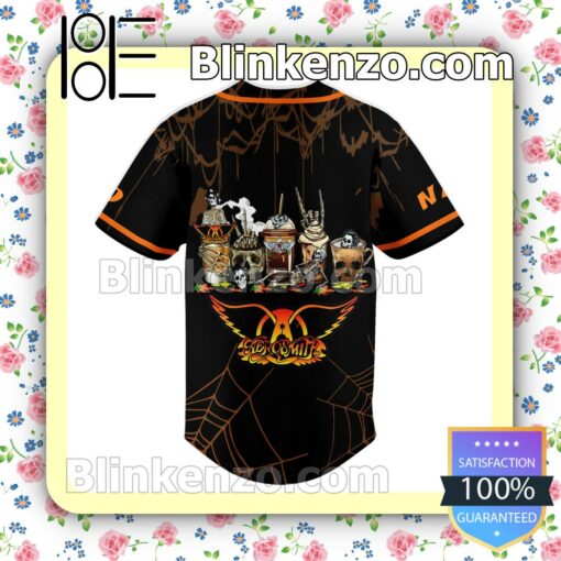 Aerosmith Rock Band Skull Custom Jerseys b