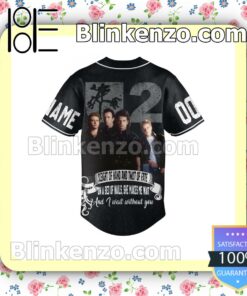 All I Want Is You U2 Personalized Baseball Jersey b