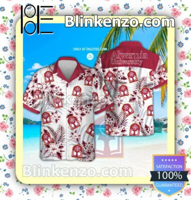 Alvernia University Men's Short Sleeve Aloha Shirts