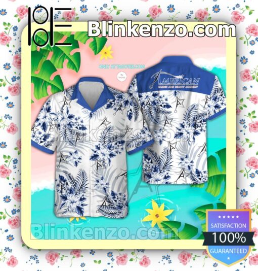 American Barber and Beauty Academy Men's Short Sleeve Aloha Shirts