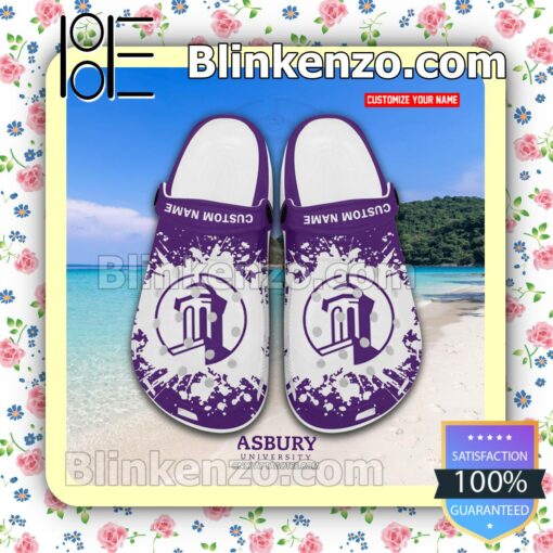 Asbury University Logo Crocs Clogs a