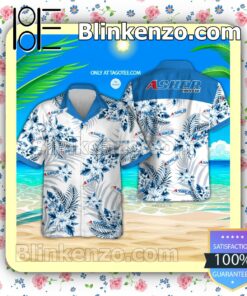 Asher College Men's Short Sleeve Aloha Shirts