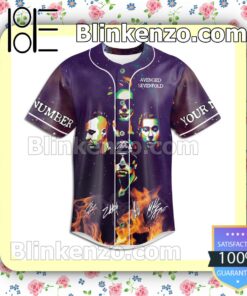 Avenged Sevenfold We Look Up Towards The Sky Personalized Baseball Jersey a