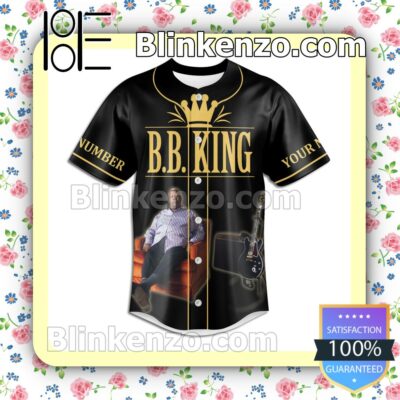 B.b. King Kings Of The Blues Personalized Baseball Jersey a