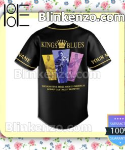 B.b. King Kings Of The Blues Personalized Baseball Jersey b