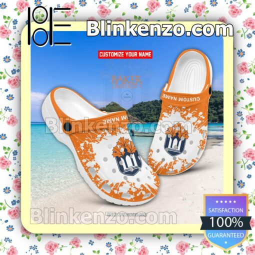 Baker University Logo Crocs Clogs