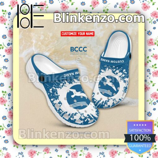 Beaufort County Community College Logo Crocs Clogs