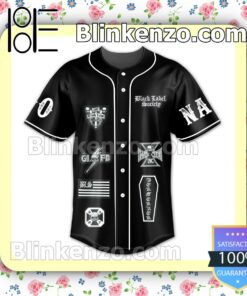 Black Label Society Strength Determination Merciless Forever Personalized Baseball Jersey a