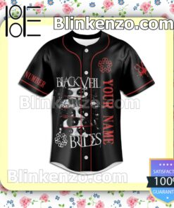 Black Veil Brides Keep Calm And Set The World On Fire Personalized Baseball Jersey b
