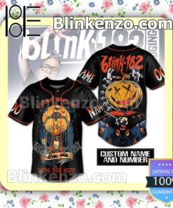 Blink-182 Catching Things And Eating Their Insides Halloween Personalized Baseball Jersey