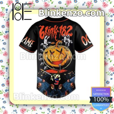 Blink-182 Catching Things And Eating Their Insides Halloween Personalized Baseball Jersey a