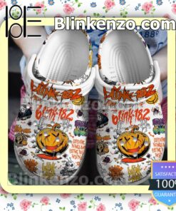 Blink-182 Halloween Crocs Clogs