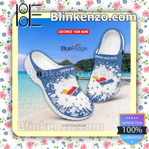 Blue Ridge Community College Logo Crocs Clogs