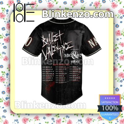 Top Rated Bullet For My Valentine North America 2023 Personalized Jerseys Shirt