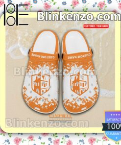 Campbell University Logo Crocs Clogs a