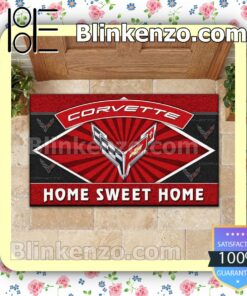 Chevrolet Corvette Home Sweet Home Doormat