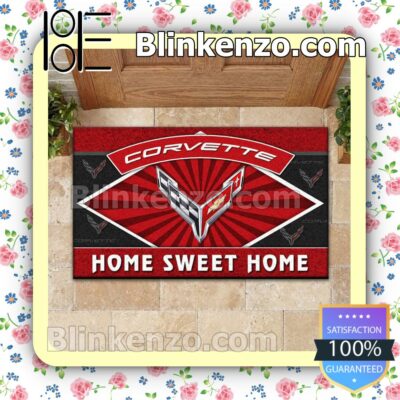 Chevrolet Corvette Home Sweet Home Doormat