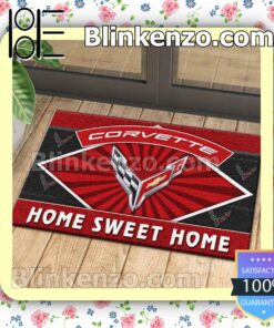 Chevrolet Corvette Home Sweet Home Doormat b