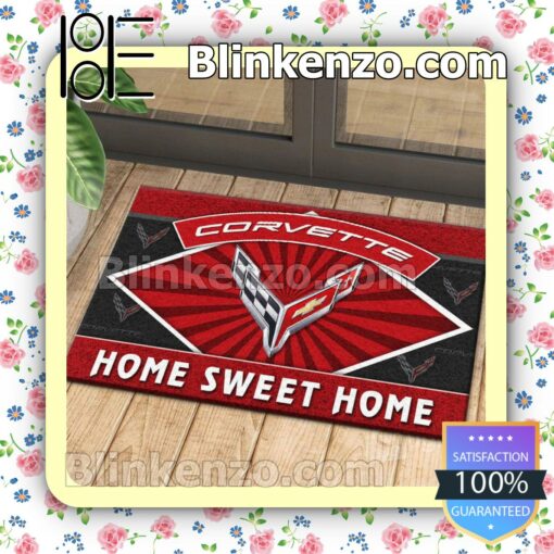 Chevrolet Corvette Home Sweet Home Doormat b