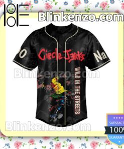Circle Jerks Wild In The Streets Personalized Baseball Jersey a