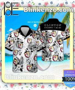 Clinton College Men's Short Sleeve Aloha Shirts