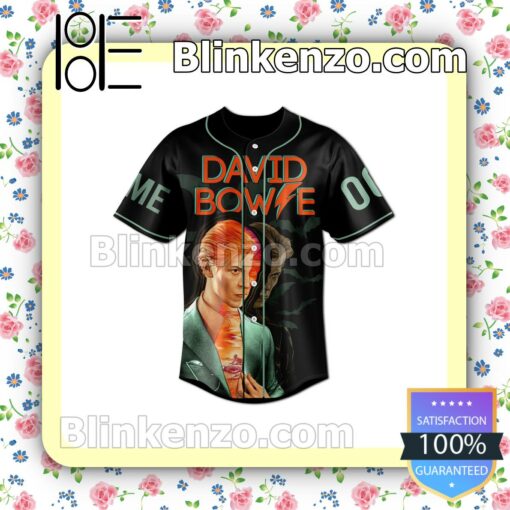 David Bowie Scary Monsters Personalized Baseball Jersey a