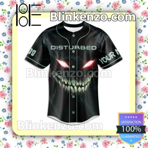 Disturbed Looking At My Own Reflection Personalized Baseball Jersey a