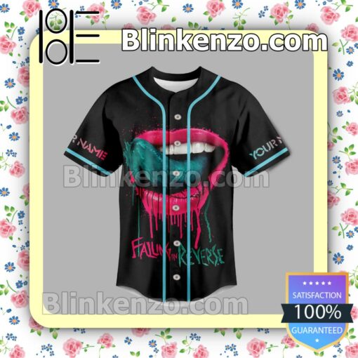 Print On Demand Falling In Reverse Falling Into Love Now With Falling Apart Personalized Jerseys Shirt