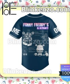 Five Nights At Freddy's You're Over There So Somewhere Personalized Baseball Jersey b